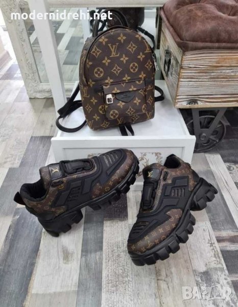 Louis Vuitton комплект маратонки и чанта , снимка 1