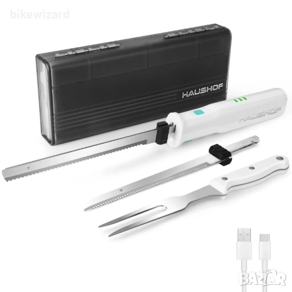 HAUSHOF Електрически нож 2000 mAh НОВ НЕ РАБОТИ, снимка 1