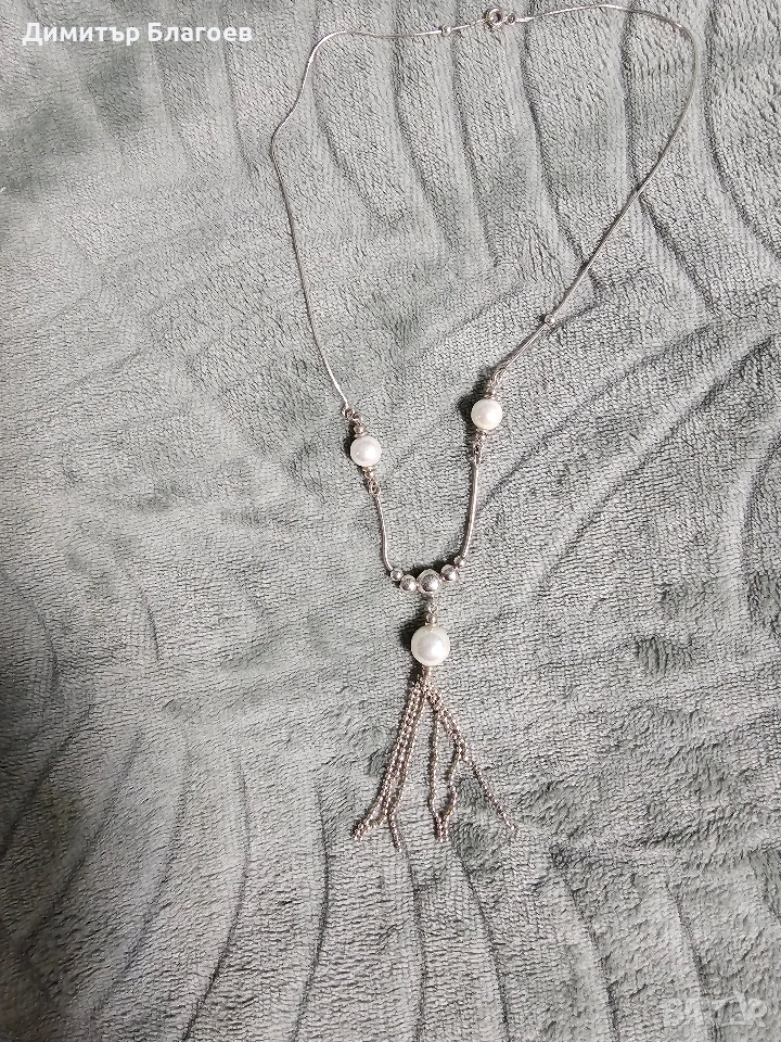 Сребърно колие 925 , снимка 1