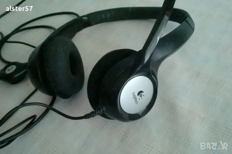 Компютърни USB слушалки Logitech A-00009, снимка 1