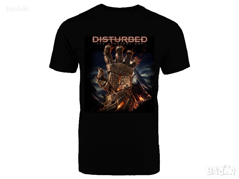 Рок Тениски Disturbed 5 модела, снимка 1