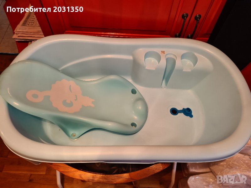 Moni - комплект вана със стойка Santorini, снимка 1