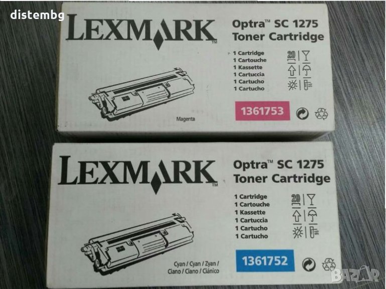 ТОНЕР КАСЕТА ЗА LEXMARK OPTRA SC 1275, СИН (1361752), снимка 1