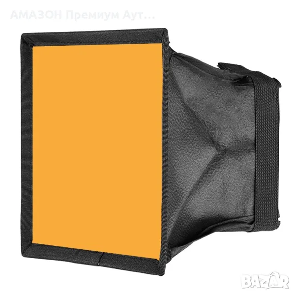 Neewer 15x17 см Сгъваем дифузьор/Мини софтбокс за CN-160/LED светлина (оранжево), снимка 1