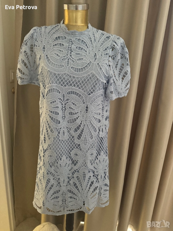 Елегантна и нежна дамска рокля М/Л , снимка 1