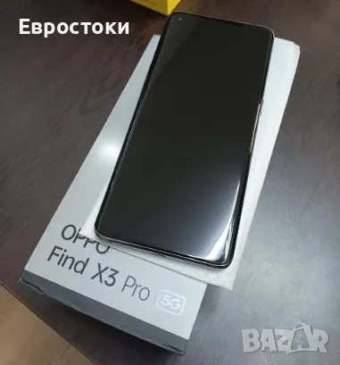 Смартфон OPPO Find X3 Pro 5G 12GB 256 GB, цвят: Gloss Black (черен огледален), снимка 1