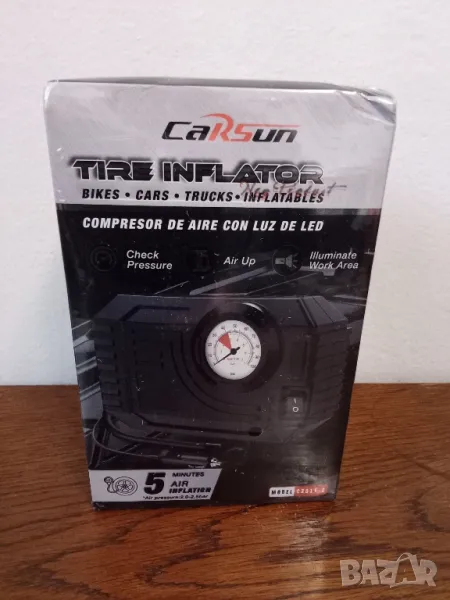Компресор за въздух за лек автомобил.12 v., снимка 1