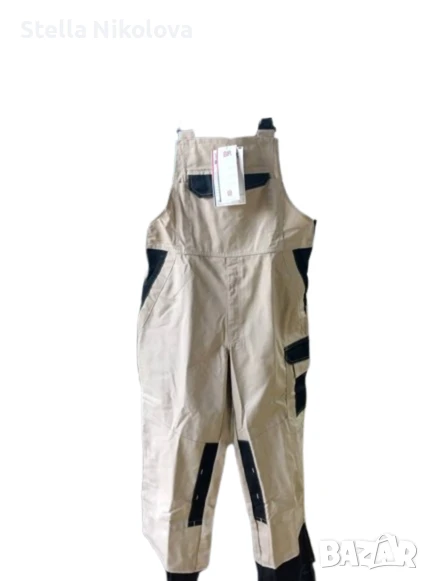 Работен гащеризон, BUSTERS, бежов, мъжки, снимка 1