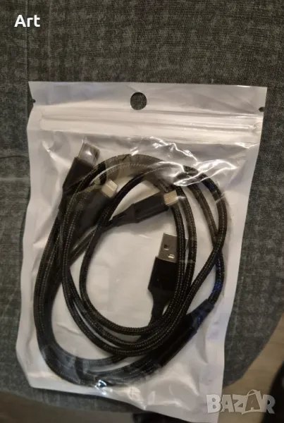 Кабел DATA 3 в 1 Type-C, micro USB и Lightning и още ..., снимка 1
