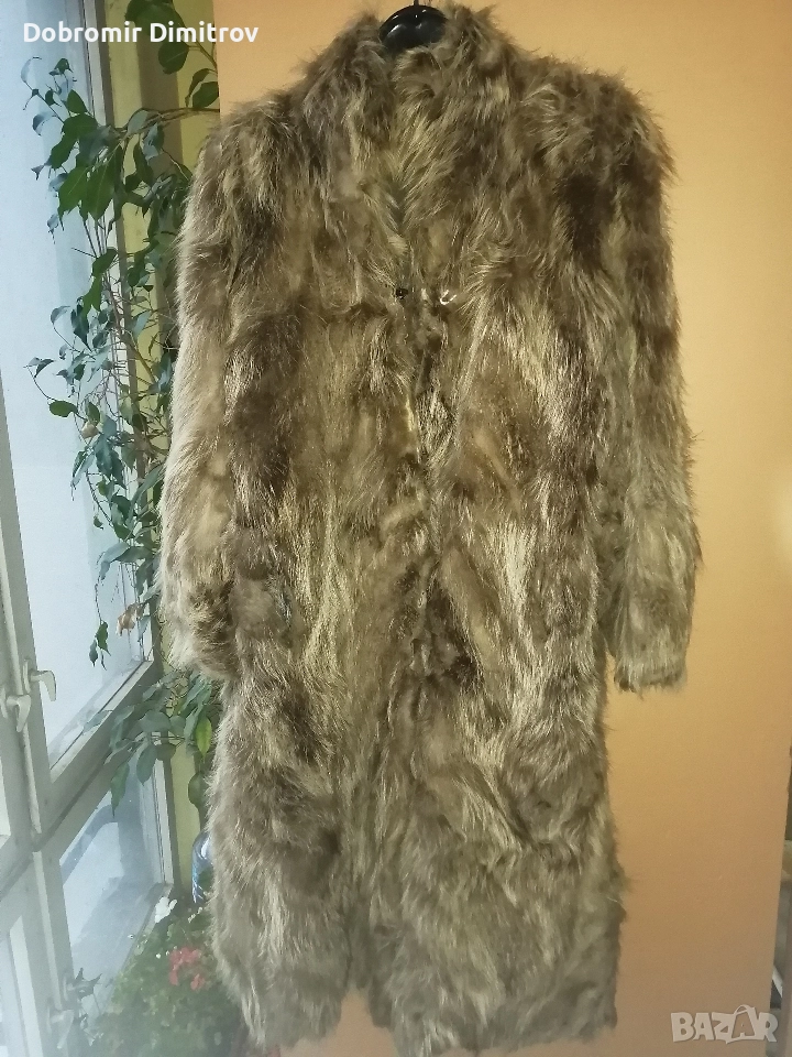 дамско палто от естествен косъм, снимка 1