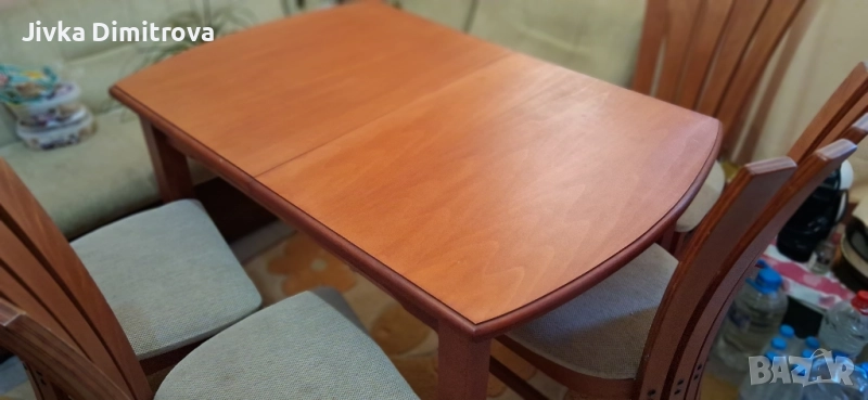Трапезно маса с четири стола.Може и коментар на цената. , снимка 1