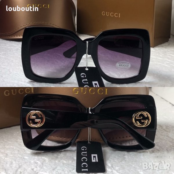 GUCCI GG 00836 с лого дамски слънчеви очила УВ 400, снимка 1