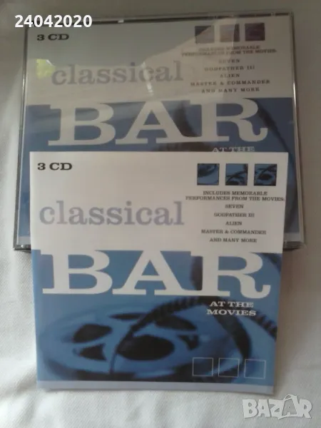 Classical Bar At The Movies оригинален троен диск, снимка 1