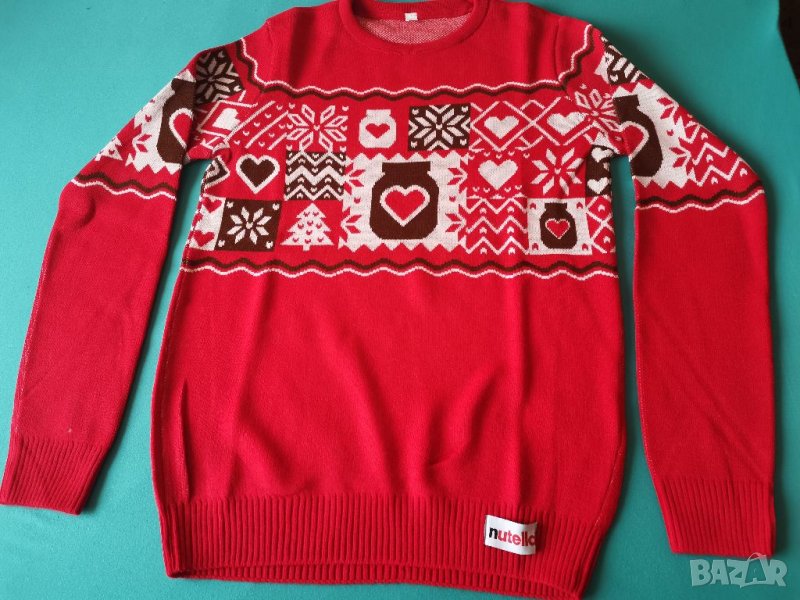 Коледен пуловер "Nutella" , снимка 1