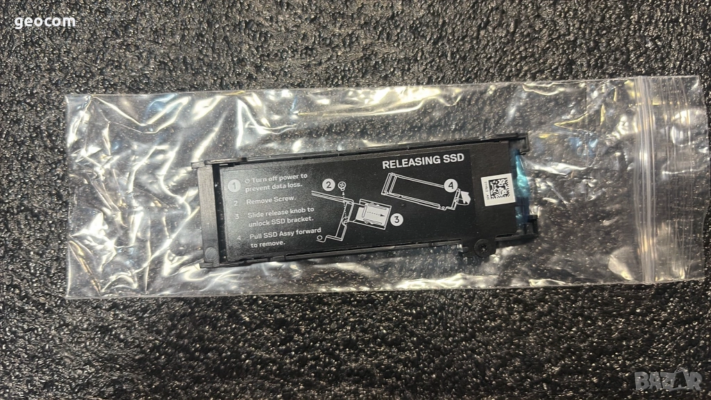 Dell Precision 7550 7560 7750 7760 M.2 SSD Heatsink (DP/N: 0YH6J2), снимка 1