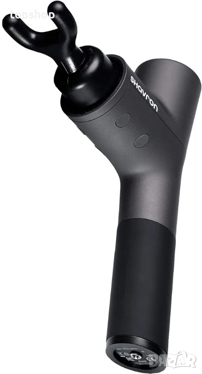 Чисто нов запечатан в целофан Shavron професионален и мощен масажен пистолет висок клас  Ръчен ..., снимка 1