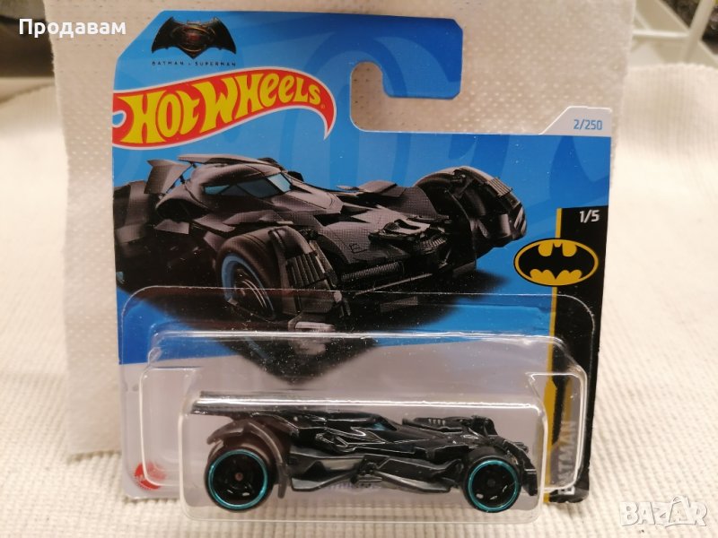 💕🧸Hot Wheels Batman V Superman Batmobile Black 2024 , снимка 1