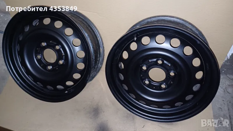 4 броя железни джанти 15" от Мерцедес, снимка 1