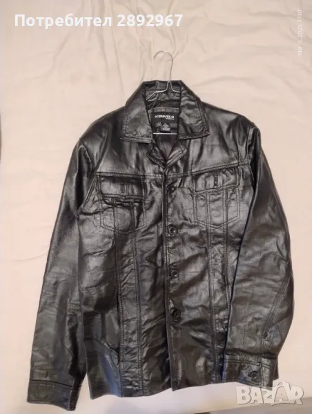 Яке от естествена кожа Кенвело, снимка 1