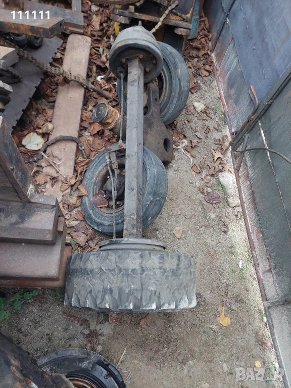 Ос с наклатки и ръчна спирачка, снимка 1