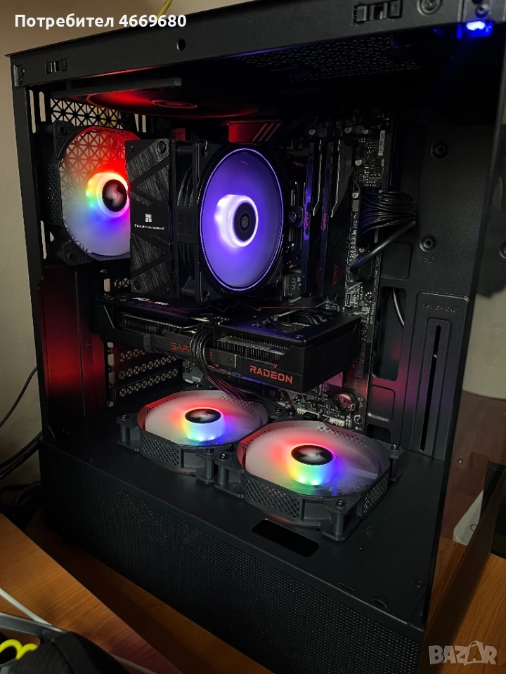 Компютър ryzen 5 7500f rx 9060 xt 16 gb, снимка 1