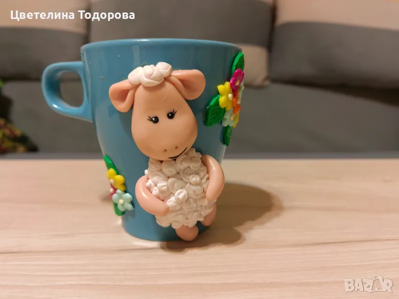 нова чаша с полимерна глина, снимка 1