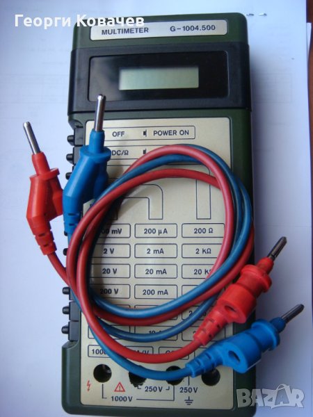 Измервателен уред, цифров мултиметър RFT G 1004.500 Digital-Multimeter , снимка 1