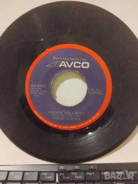 The Stylistics ‎– Rockin' Roll Baby / Pieces - малка грамофонна плоча, снимка 1