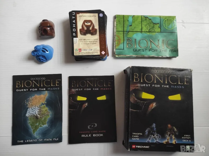 Lego Bionicle quest for the masks first edition deck 1, снимка 1
