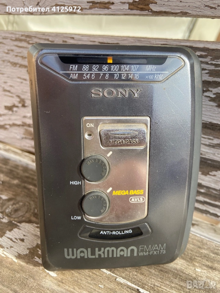 Sony уокмен, walkman wm-fx173, снимка 1