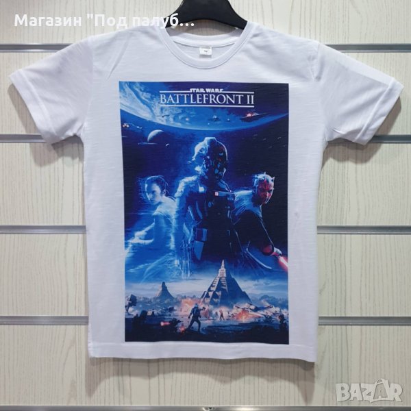 Нова детска тениска с трансферен печат STAR WARS (Междузвездни войни) - Battlefront II, снимка 1