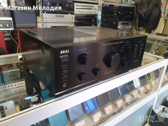 Усилвател AKAI AM-37 Две по 90 вата на 4 ома. В отлично техническо и визуално състояние., снимка 6 - Ресийвъри, усилватели, смесителни пултове - 48846631