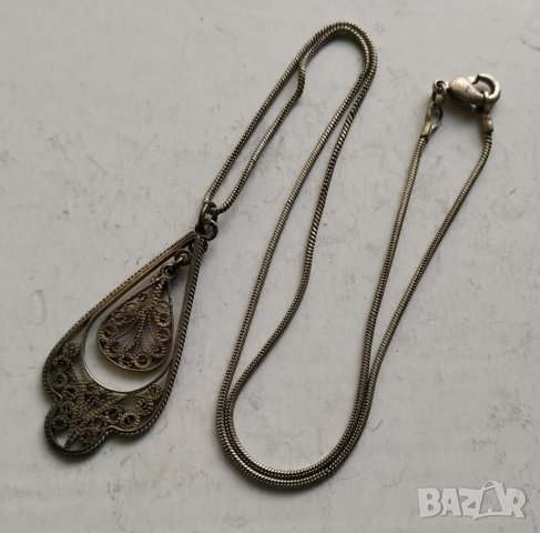 Сребърна висулка, снимка 2 - Колиета, медальони, синджири - 30934654