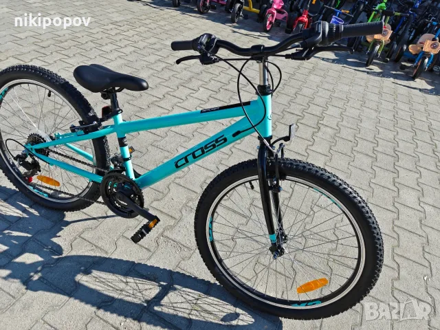 CROSS Велосипед 24" SPIDER син, снимка 4 - Велосипеди - 56530166