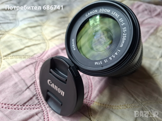 Обектив Canon EF-S 55-250mm 1:4-5,6 IS STM