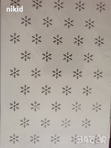 Малки снежинки голям стенсил шаблон спрей за торта украса сладки Scrapbooking