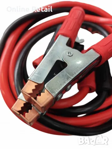 🔋 Мощни 2500 AMP бустер кабели за подаване на ток — Стартирайте автомобила за секунди 🔋