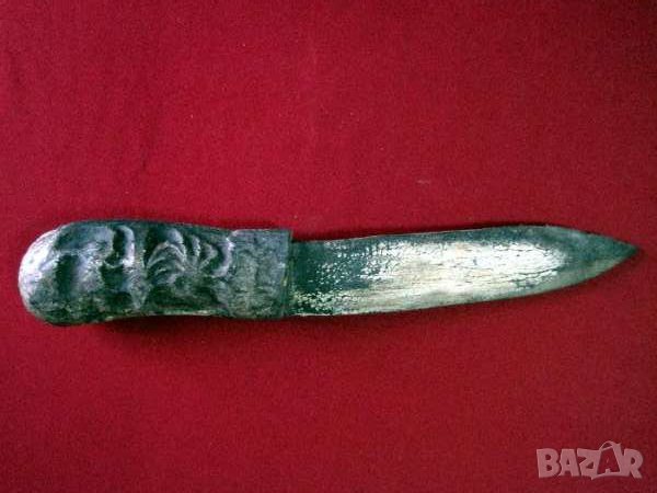 Зомби нож, кама, театрален, филмов реквизит от гума и дърво, снимка 2 - Други ценни предмети - 12863859