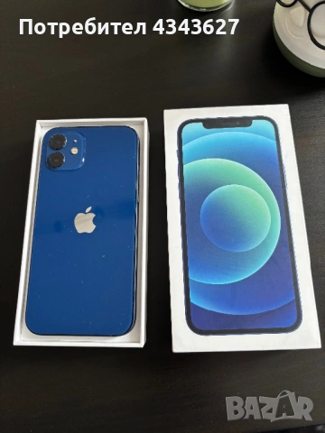 iPhone 12, blue, 64GB, снимка 2 - Apple iPhone - 53935382
