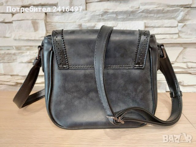 Кожена дамска чанта LORETTA, снимка 2 - Чанти - 30137694