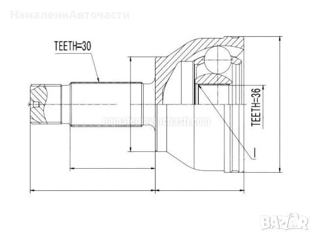 Задно външно каре 6393500710 NPZME010 Mercedes Vito
