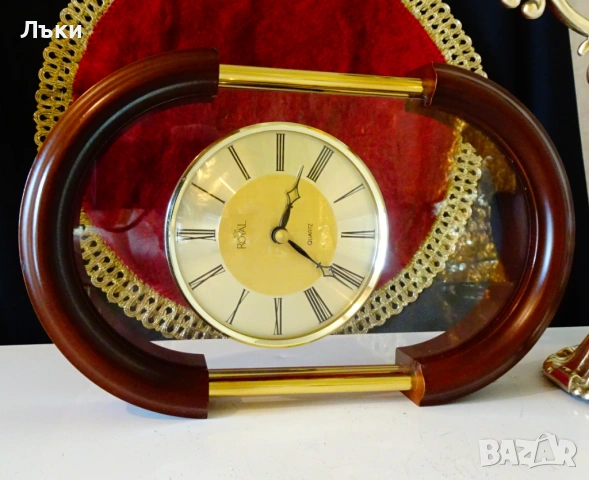 Немски стенен часовник Royal,позлата. , снимка 7 - Антикварни и старинни предмети - 54283260