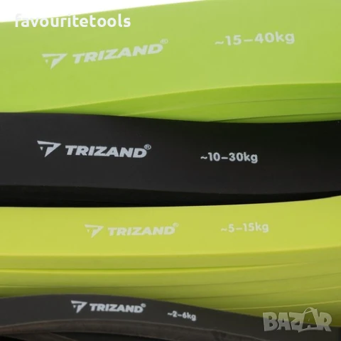Комплект фитнес ластици Trizand 4 броя, снимка 12 - Други спортове - 51247174