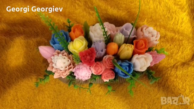 цветя от глицеринов сапун, снимка 14 - Стайни растения - 35563929