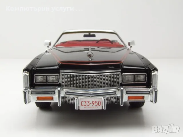 Cadillac Eldorado Convertible 1976 - мащаб 1:18 на Model Car Group моделът е нов в кутия, снимка 7 - Колекции - 55735931