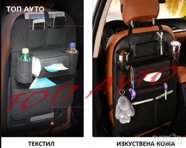 Органайзер Протектор За Седалка На Кола Текстил/Изкуствена Кожа