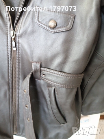 Дамско кожено яке , снимка 3 - Якета - 52164924