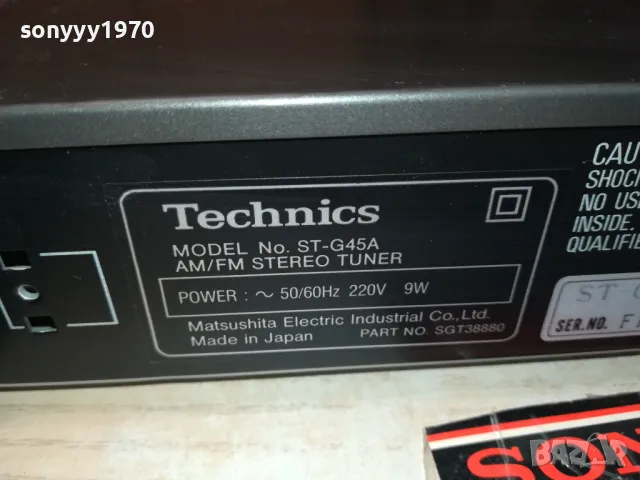 TECHNICS ST-G45A STEREO TUNER-MADE IN JAPAN-ВНОС SWISS 2505250656LCHERY, снимка 12 - Ресийвъри, усилватели, смесителни пултове - 50416629