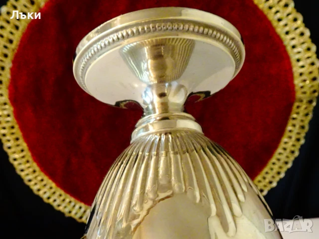 Посребрена кана за ракия,вино,стил Ампир. , снимка 7 - Антикварни и старинни предмети - 50676549