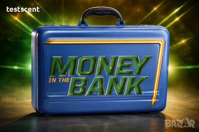 Договорът в куфарчето WWE Money In The Bank Briefcase куфар перфектен колекционерски Blue в синьо, снимка 8 - Колекции - 53908770